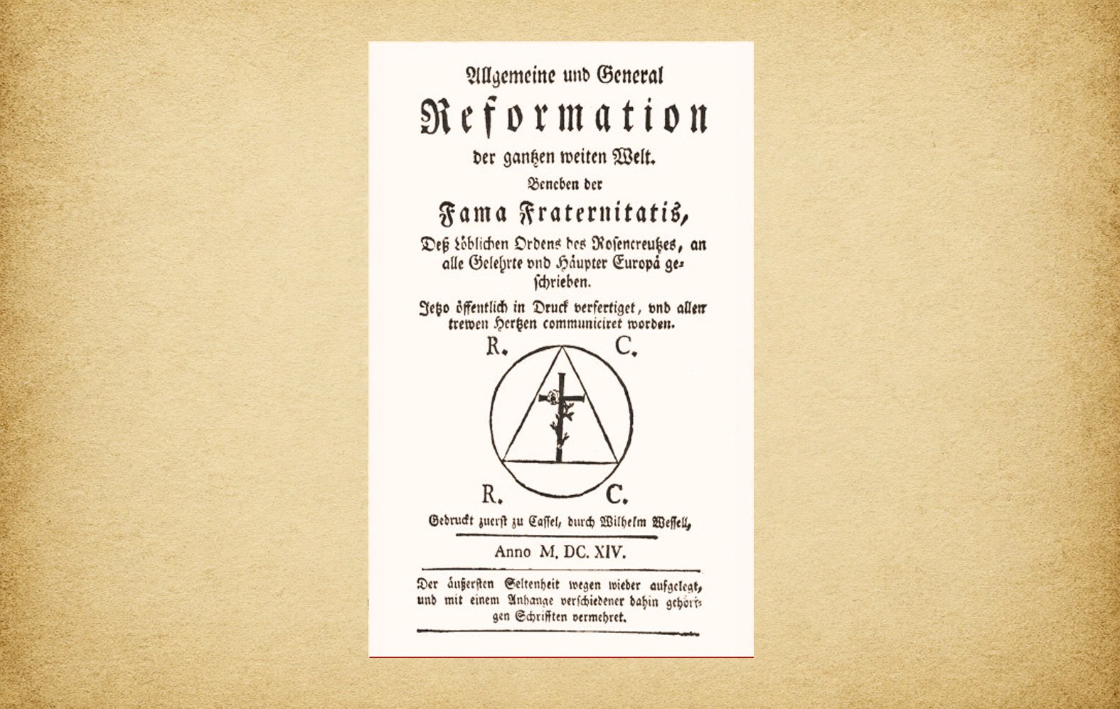 Fama Fraternitatis 1614